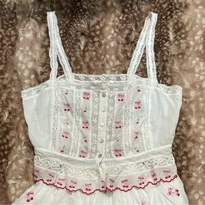 LoveShackFancy Ivory Top